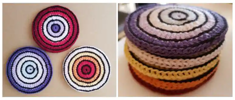 Coasters circles, done