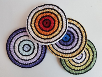 Colorful coasters